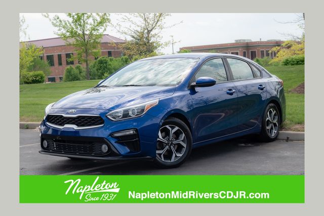 Deep Sea Blue 2020 Kia Forte LXS FWD Sedan Front-Wheel Drive Continuously Variable Transmission
