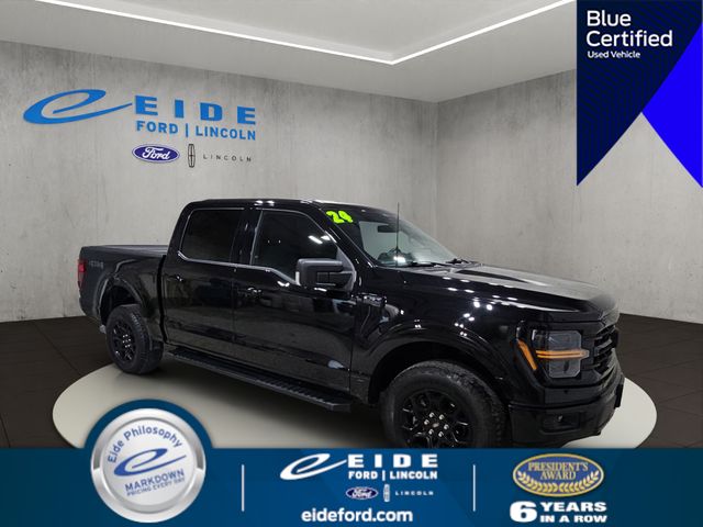 Agate Black Metallic 2024 Ford F-150 Pickup Truck Four-Wheel Drive Automatic