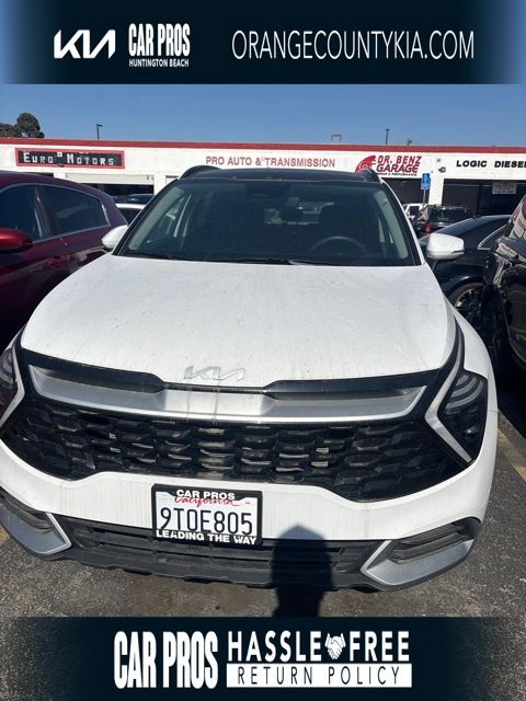 Glacial White Pearl 2025 Kia Sportage EX AWD SUV / Crossover All-Wheel Drive 8-Speed Automatic