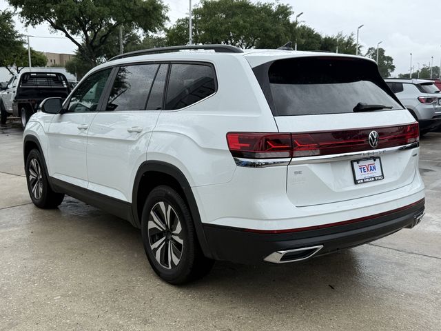 2024 Volkswagen Atlas 2.0T SE White at DeMontrond Ford