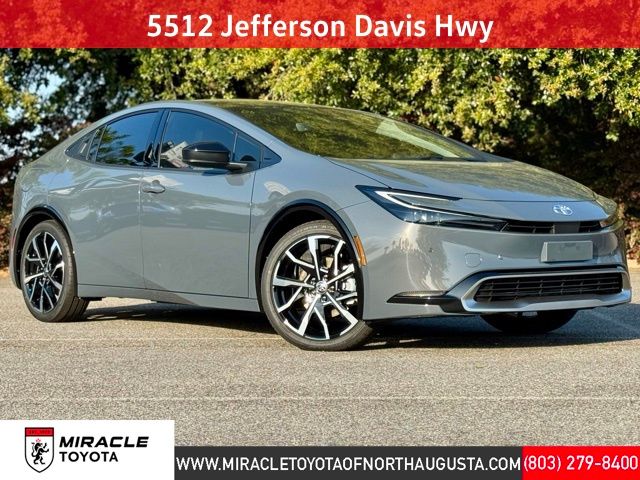 Gray 2026 Toyota Prius Plug-In Hybrid XSE FWD Hatchback Front-Wheel Drive Continuously Variable Transmission