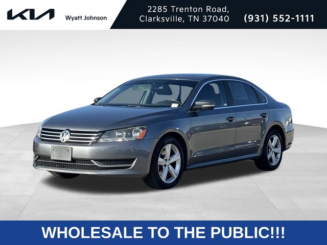 Silver 2013 Volkswagen Passat Sedan Front-Wheel Drive 6-Speed Automatic