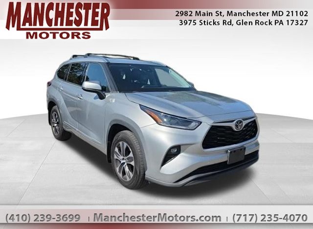 Celestial Silver Metallic 2021 Toyota Highlander SUV / Crossover All-Wheel Drive 8-Speed Automatic