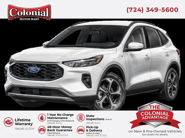 Silver Metallic 2025 Ford Escape Hybrid SUV / Crossover All-Wheel Drive Continuously Variable Transmission