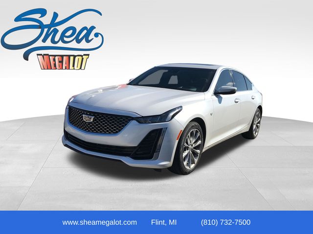 Crystal White Tricoat 2020 Cadillac CT5 Sedan All-Wheel Drive Automatic