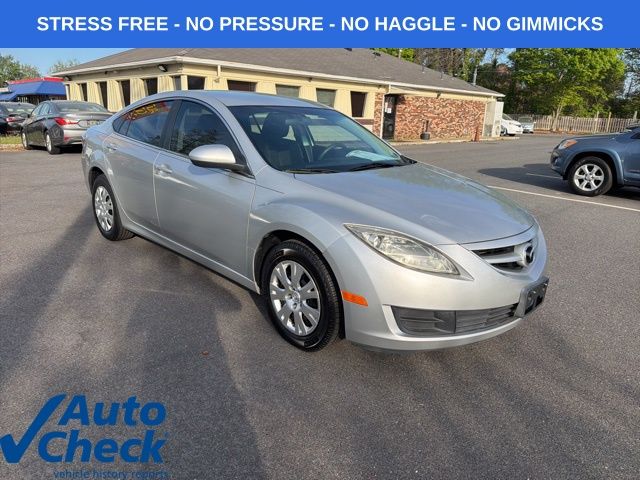 Brilliant Silver Metallic 2010 Mazda MAZDA6 i Sport Sedan Front-Wheel Drive 5-Speed Automatic Overdrive