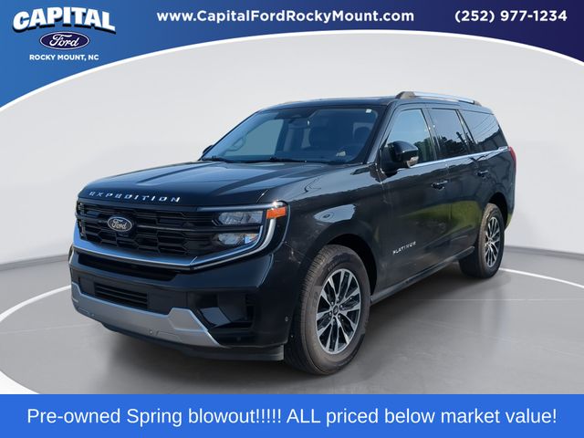 Black Metallic 2025 Ford Expedition SUV / Crossover Four-Wheel Drive Automatic