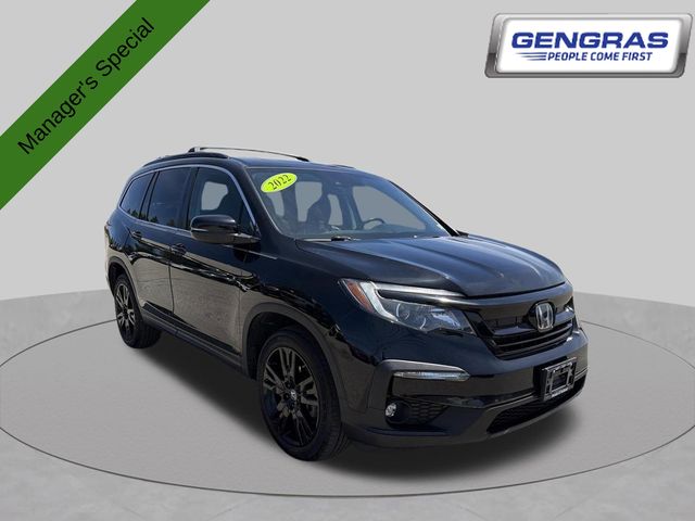 Crystal Black Pearl 2022 Honda Pilot SUV / Crossover All-Wheel Drive 9-Speed Automatic