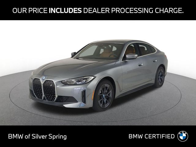 Skyscraper Gray Metallic 2023 BMW i4 Sedan Rear-Wheel Drive Automatic