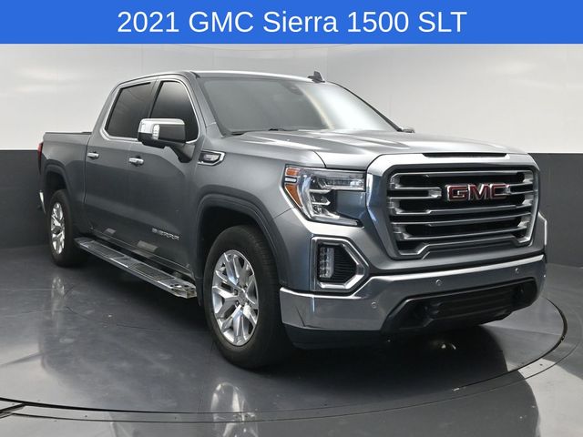 2021 GMC Sierra 1500 SLT Gray at Wharton Chevrolet GMC