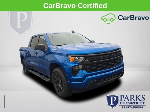 Glacier Blue Metallic 2022 Chevrolet Silverado 1500 Pickup Truck 4X2 8-Speed Automatic