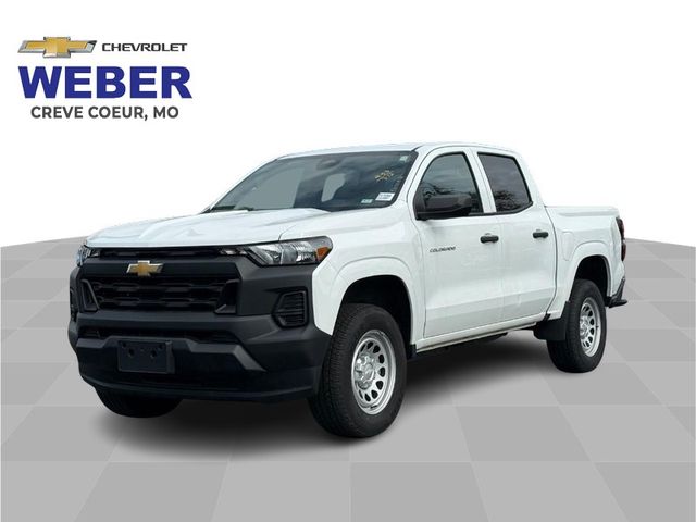 Summit White 2023 Chevrolet Colorado Work Truck Crew Cab RWD Pickup Truck 4X2 8-Speed Automatic