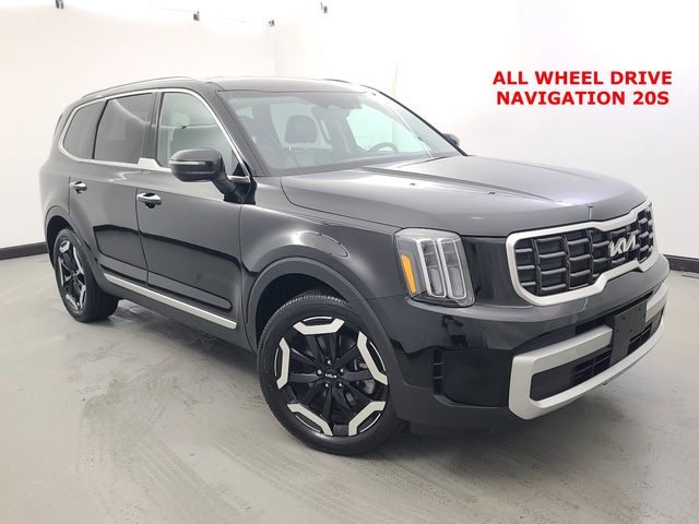 Ebony Black 2023 Kia Telluride S AWD SUV / Crossover All-Wheel Drive 8-Speed Automatic