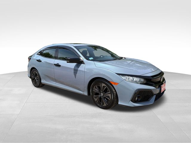 Silver 2019 Honda Civic Hatchback Hatchback Front-Wheel Drive Continuously Variable Transmission