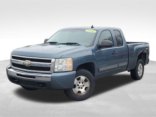 Blue Granite Metallic 2010 Chevrolet Silverado 1500 LT Extended Cab 4WD Pickup Truck Four-Wheel Drive 6-Speed Automatic