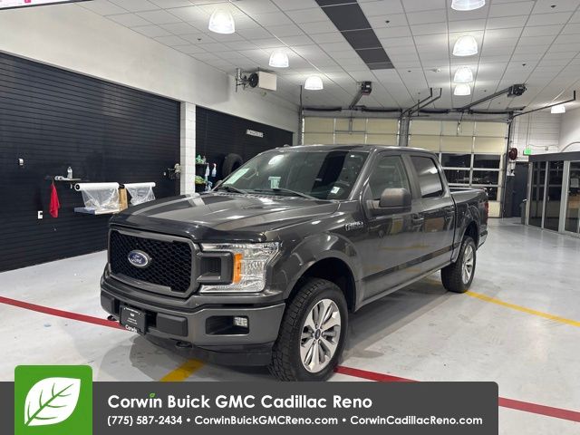 Gray (Magnetic) 2018 Ford F-150 XL SuperCrew 4WD Pickup Truck Four-Wheel Drive Automatic