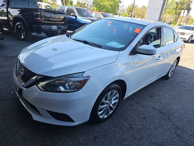 White (Fresh Powder) 2019 Nissan Sentra SV FWD Sedan Front-Wheel Drive Continuously Variable Transmission