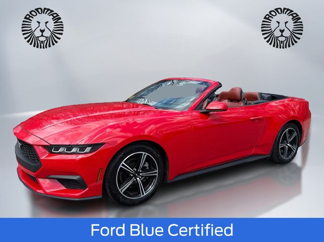 Race Red 2024 Ford Mustang EcoBoost Premium Convertible RWD Convertible Rear-Wheel Drive Automatic