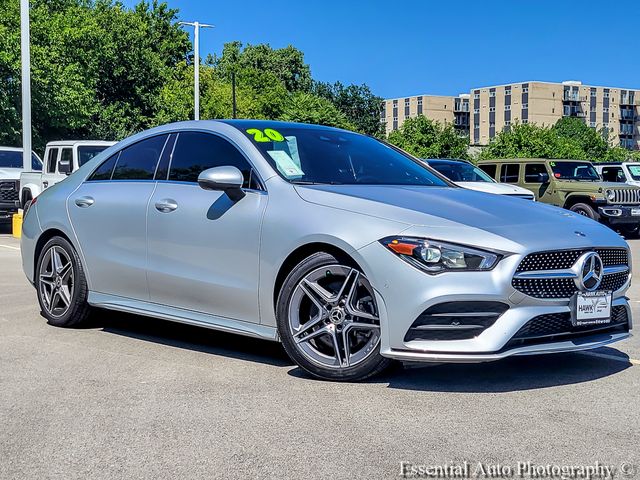 Iridium Silver Metallic 2020 Mercedes-Benz CLA Coupe All-Wheel Drive 7-Speed Automatic