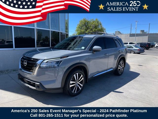 Boulder Gray Pearl 2024 Nissan Pathfinder SUV / Crossover All-Wheel Drive 9-Speed Automatic