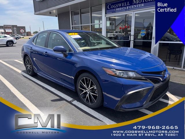 Blue 2024 Toyota Camry SE FWD Sedan Front-Wheel Drive 8-Speed Automatic