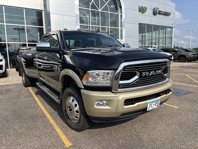 Brilliant Black Crystal Pearlcoat 2017 RAM 3500 Pickup Truck Four-Wheel Drive 6-Speed Automatic
