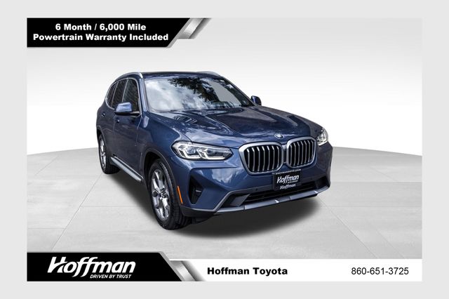 Phytonic Blue Metallic 2022 BMW X3 xDrive30i AWD SUV / Crossover All-Wheel Drive 8-Speed Automatic