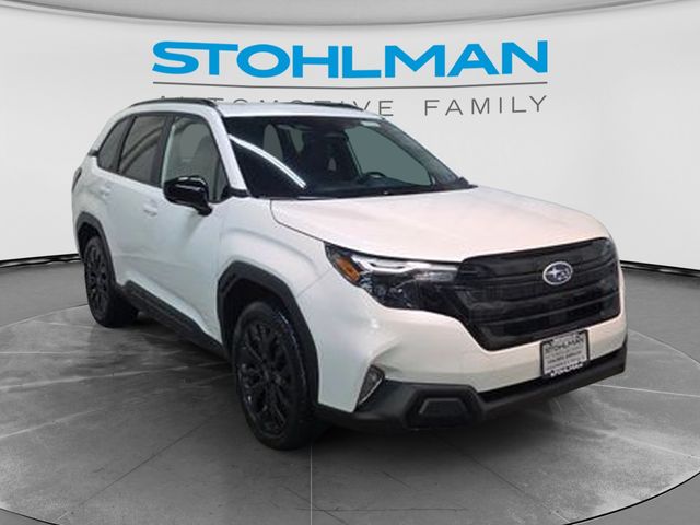Crystal White Pearl 2026 Subaru Forester Sport Crossover AWD SUV / Crossover All-Wheel Drive Continuously Variable Transmission