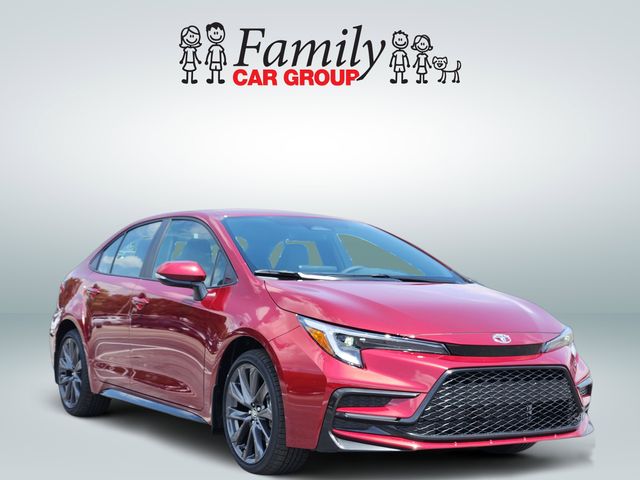 Red (Ruby Flare Pearl) 2026 Toyota Corolla SE FWD Sedan Front-Wheel Drive Continuously Variable Transmission