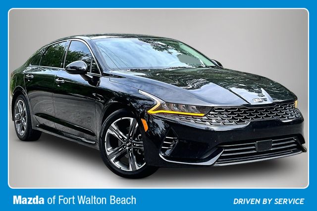 Ebony Black 2021 Kia K5 Sedan Front-Wheel Drive 8-Speed Automatic