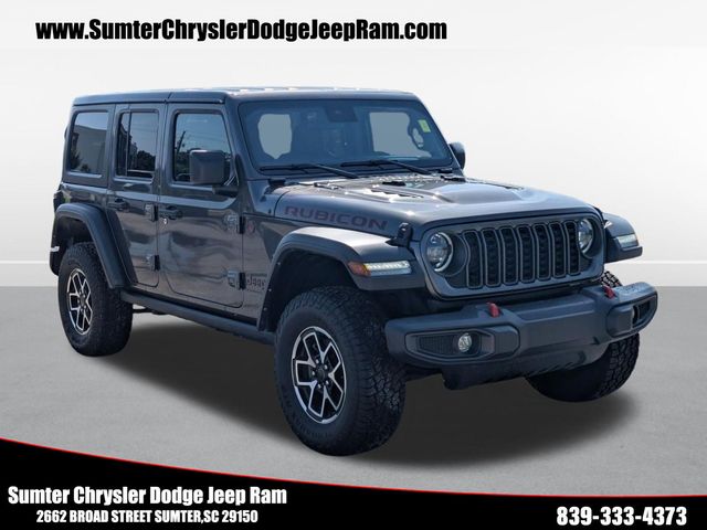 Gray (Granite Crystal Metallic Clearcoat) 2024 Jeep Wrangler SUV / Crossover Four-Wheel Drive 8-Speed Automatic