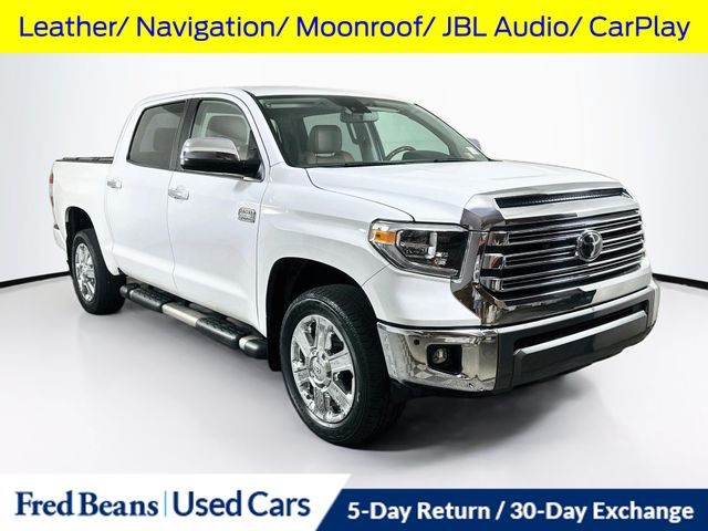Super White 2020 Toyota Tundra Pickup Truck Four-Wheel Drive 6-Speed Automatic