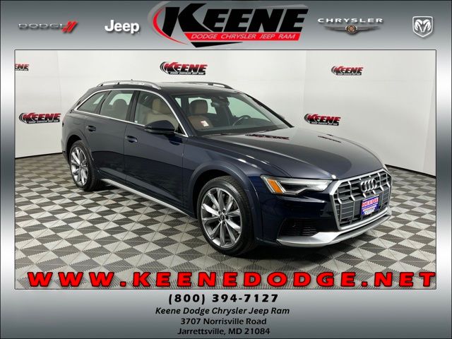 Blue 2024 Audi A6 Allroad quattro Premium Plus 55 TFSI Wagon All-Wheel Drive 7-Speed Automatic