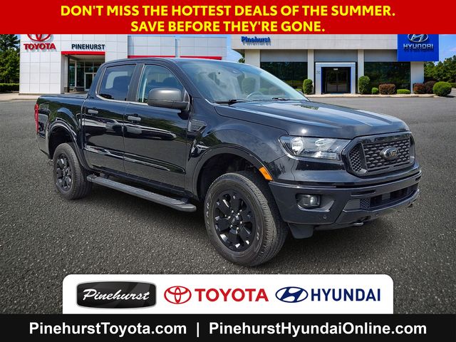 Black 2021 Ford Ranger Pickup Truck Four-Wheel Drive Automatic