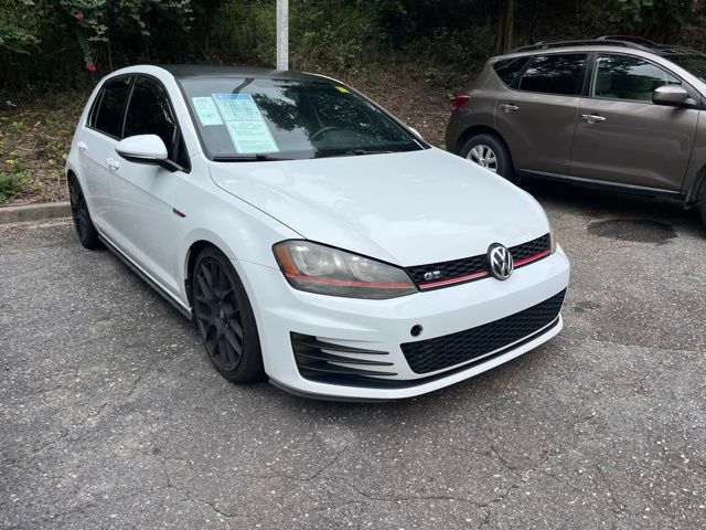 White 2017 Volkswagen Golf GTI Hatchback Front-Wheel Drive 6-Speed Dual Clutch