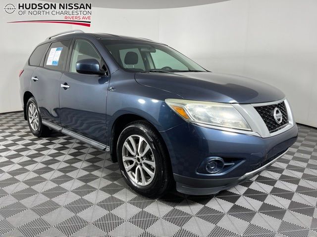 Arctic Blue Metallic 2015 Nissan Pathfinder SUV / Crossover Front-Wheel Drive Continuously Variable Transmission