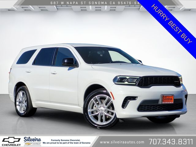 White Knuckle Clearcoat 2023 Dodge Durango SUV / Crossover All-Wheel Drive 8-Speed Automatic