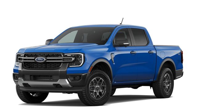 Velocity Blue Metallic 2026 Ford Ranger Pickup Truck Four-Wheel Drive Automatic