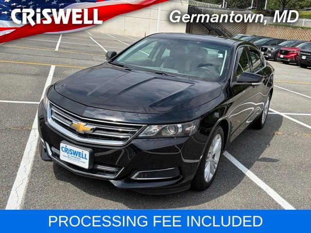 Black 2015 Chevrolet Impala Sedan Front-Wheel Drive 6-Speed Automatic Overdrive