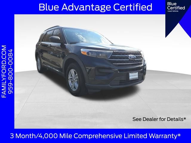 Black 2020 Ford Explorer XLT AWD SUV / Crossover All-Wheel Drive Automatic