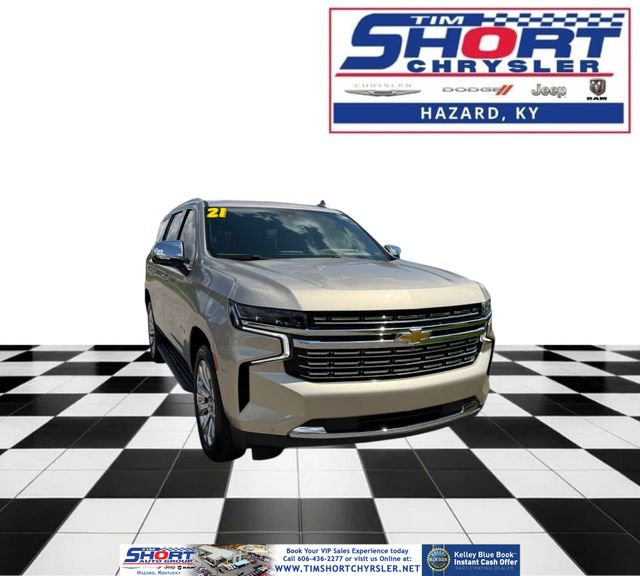 Brown (Empire Beige Metallic) 2021 Chevrolet Tahoe SUV / Crossover Four-Wheel Drive 