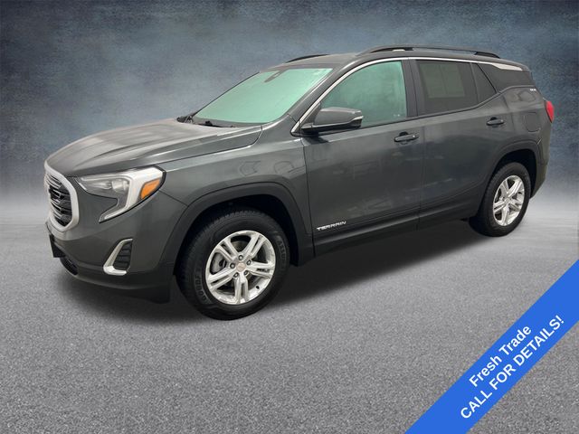 Graphite Gray Metallic 2021 GMC Terrain SLE AWD SUV / Crossover Four-Wheel Drive 9-Speed Automatic
