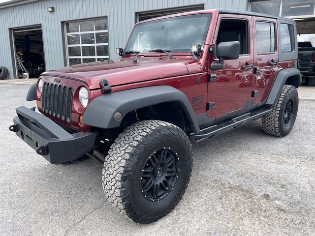 2008 Jeep Wrangler Unlimited X - Red Rock Crystal Pearlcoat exterior view 6