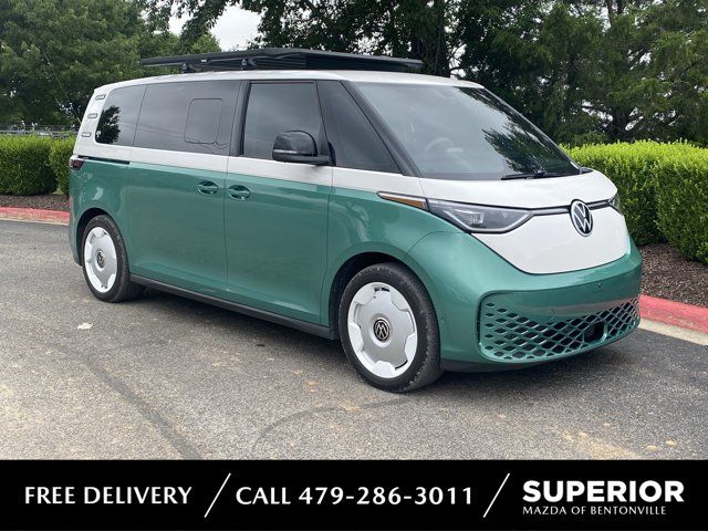 Green 2025 Volkswagen ID.Buzz Minivan All-Wheel Drive Automatic