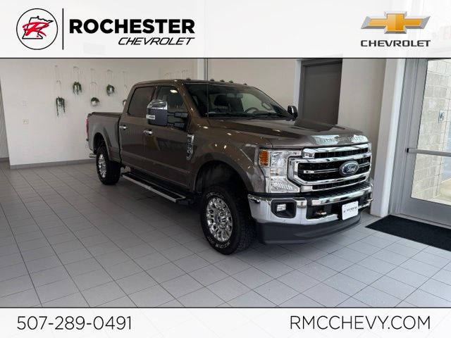 Stone Gray Metallic 2022 Ford F-350 Super Duty Pickup Truck Four-Wheel Drive Automatic