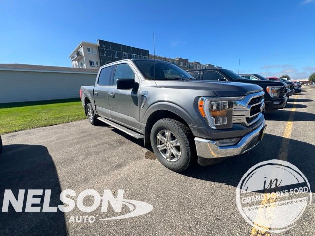 Gray Metallic 2022 Ford F-150 Pickup Truck Four-Wheel Drive Automatic