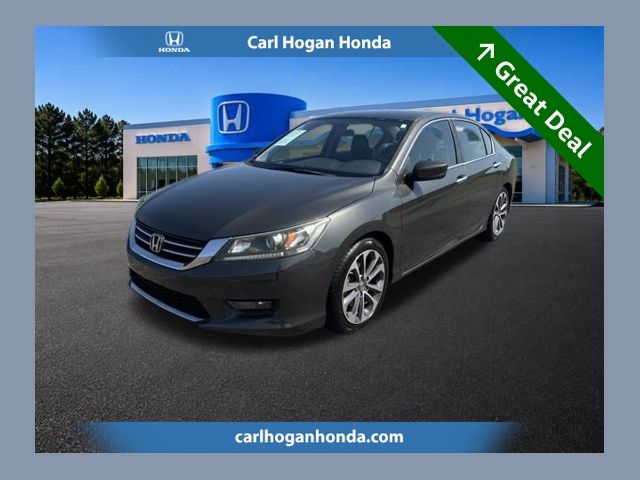 Green 2015 Honda Accord Sedan Front-Wheel Drive Continuously Variable Transmission