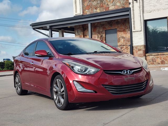 Venetian Red 2014 Hyundai Elantra Sedan Front-Wheel Drive 6-Speed Automatic Overdrive