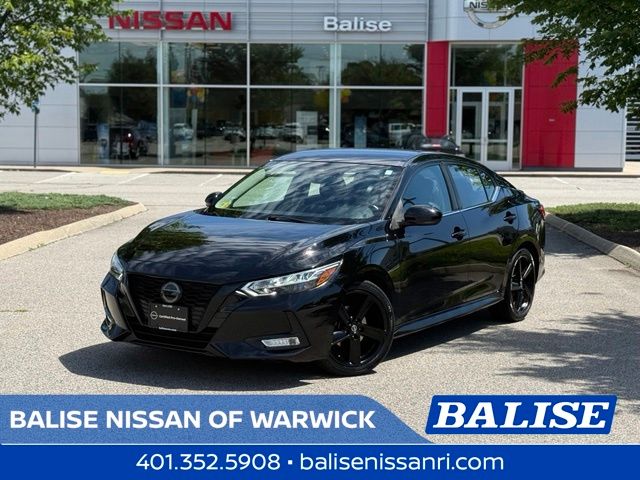 Super Black 2023 Nissan Sentra Sedan Front-Wheel Drive Continuously Variable Transmission
