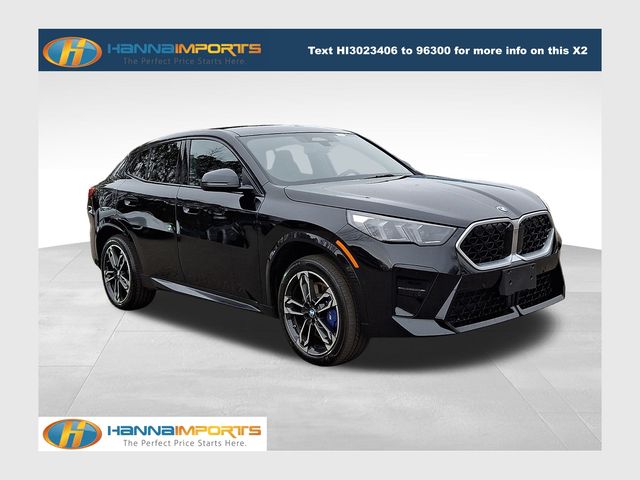 Black Sapphire Metallic 2025 BMW X2 xDrive28i SUV / Crossover All-Wheel Drive 7-Speed Automatic